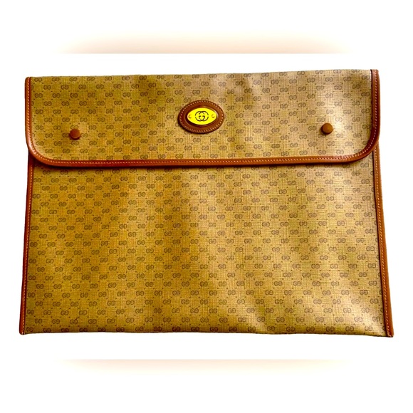 ‼️SOLD‼️GUCCI MICRO GG MONOGRAM MENS LAPTOP POUCH - Picture 4 of 5